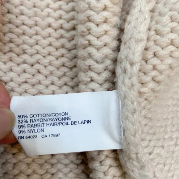 GAP cream sleeveless cardigan sweater, S. - Picture 4 of 7